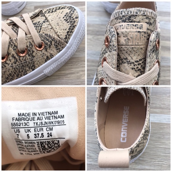 NWT Converse Loop OX Ivory/Cream LT W AUTHENTIC - Picture 7 of 7